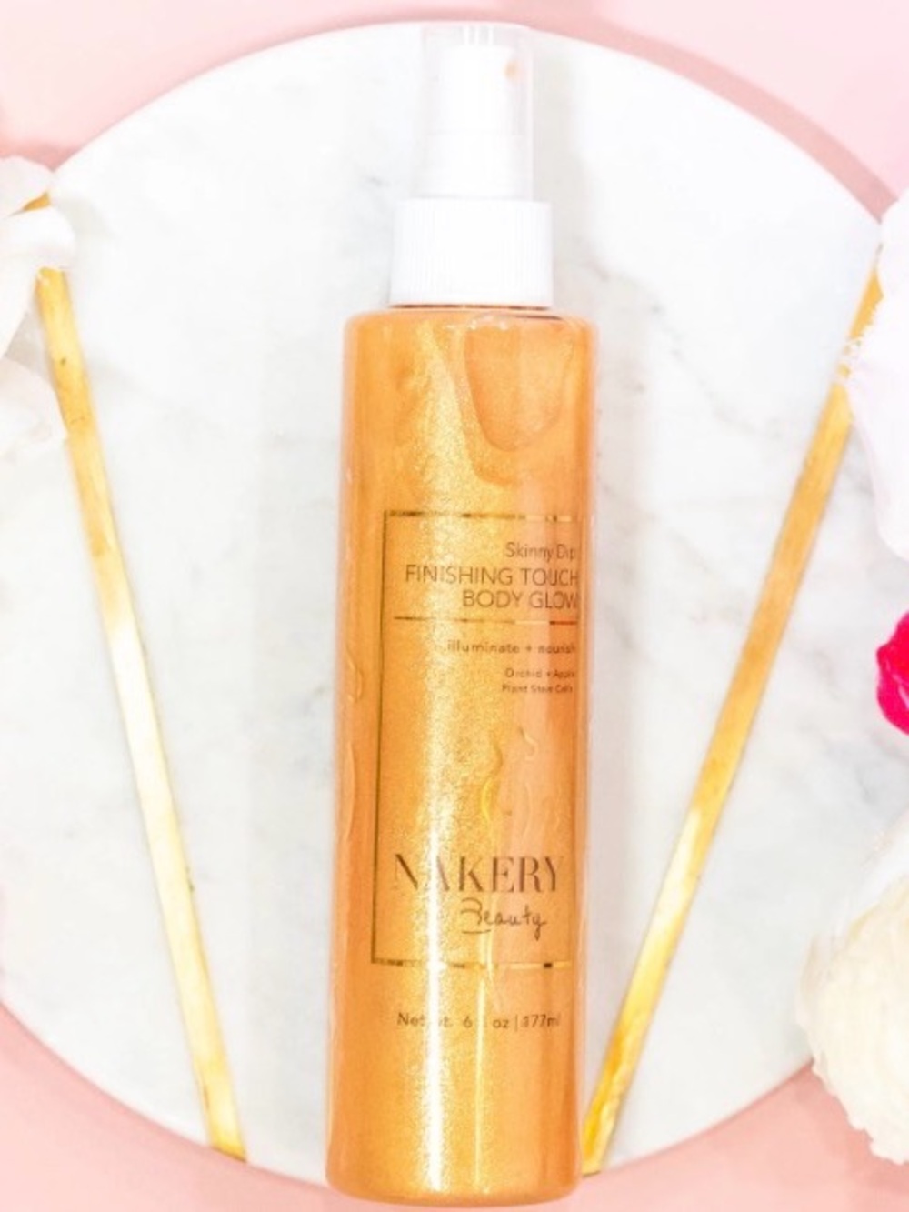 Nakery Beauty Finishing Touch Body Glow, Sealed 6 fl oz